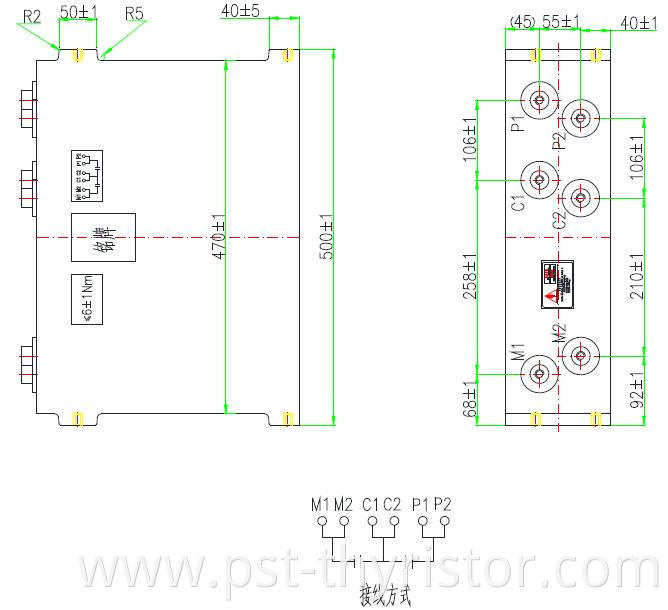 3300VDC DC-Link capacitor customized